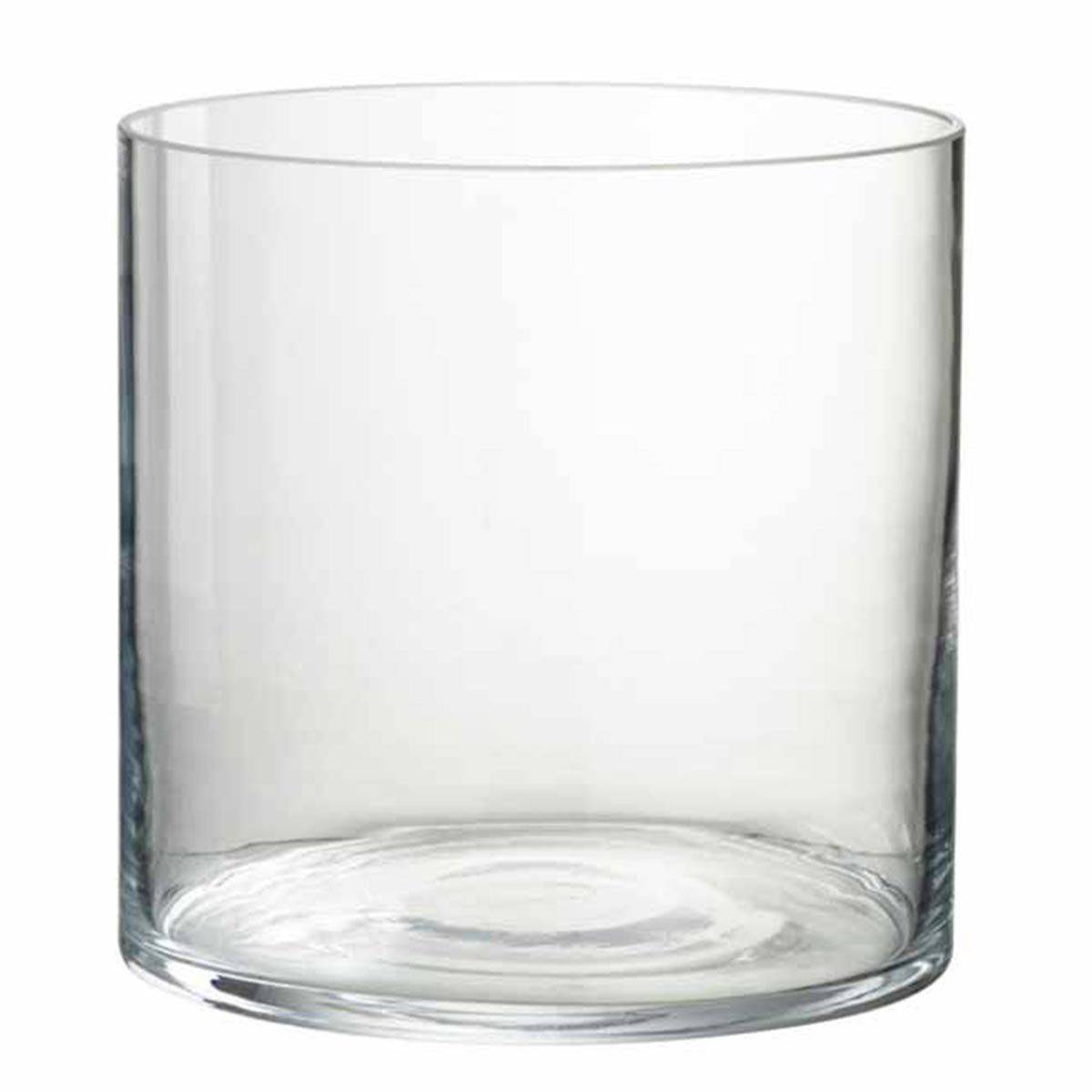 Photophore en Verre "Buoma" 21cm Transparent