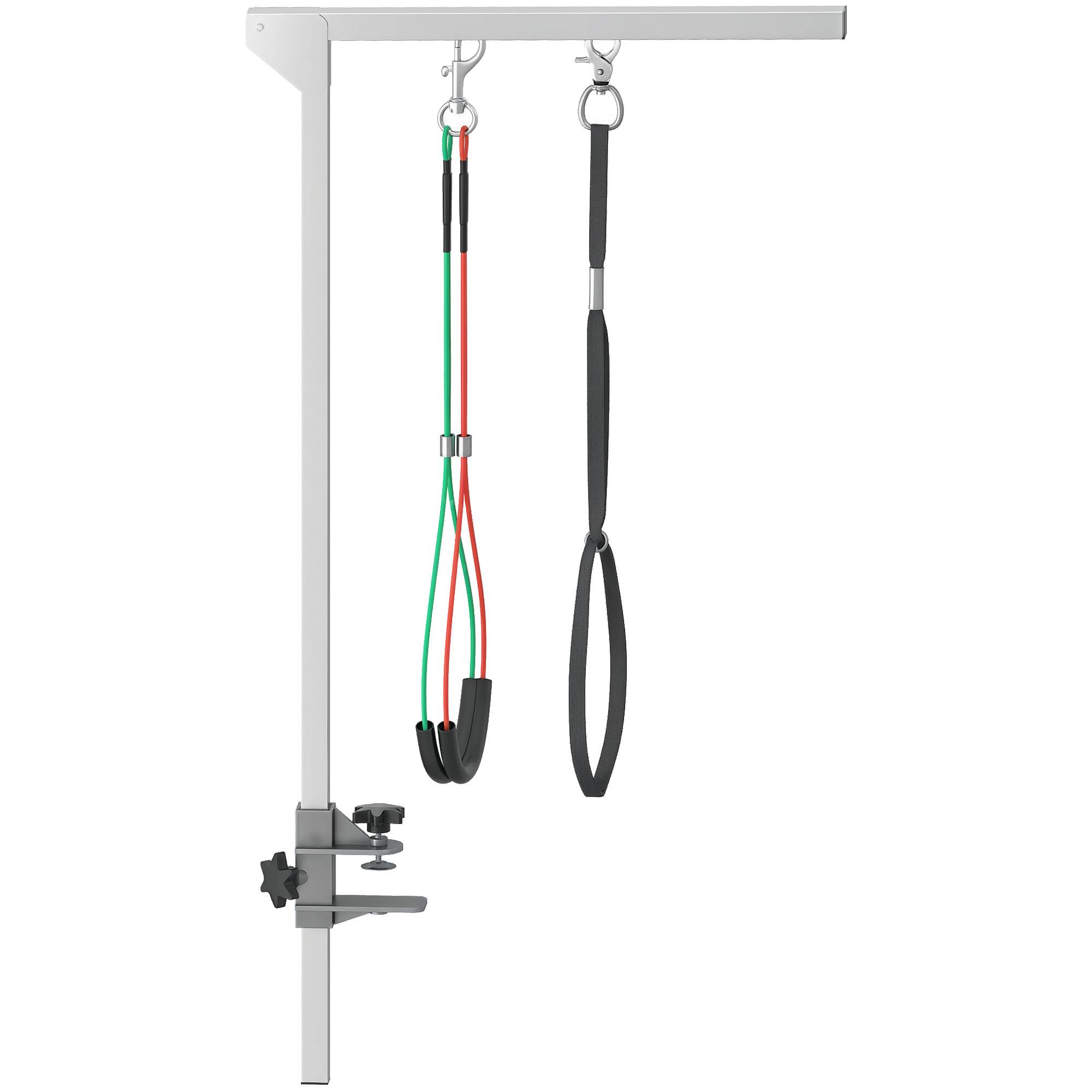 Sans Marque - Bras toilettage pliable,"Bras acier inox, collier serrage, hauteur réglable max 74cm, petites et grandes tailles"