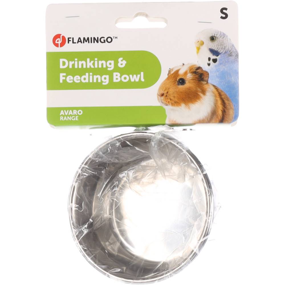 Flamingo - Gamelle en acier 290 ml pour petits rongeurs et oiseaux - Imagen 2