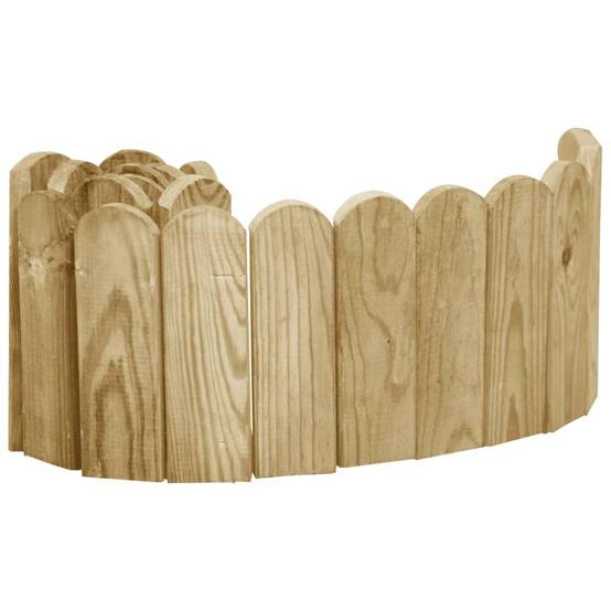 Rouleaux de bordure bois de pin naturel 120 x 1.5 x 20 cm, Poids:9.6kg - PANGIVO - Image 3
