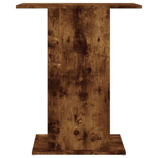 Meuble Aquarium Compact Bois avec Étagère Ouverte pour Bureau Chêne Fumé - ComfortXL Outdoor Living - Image 4