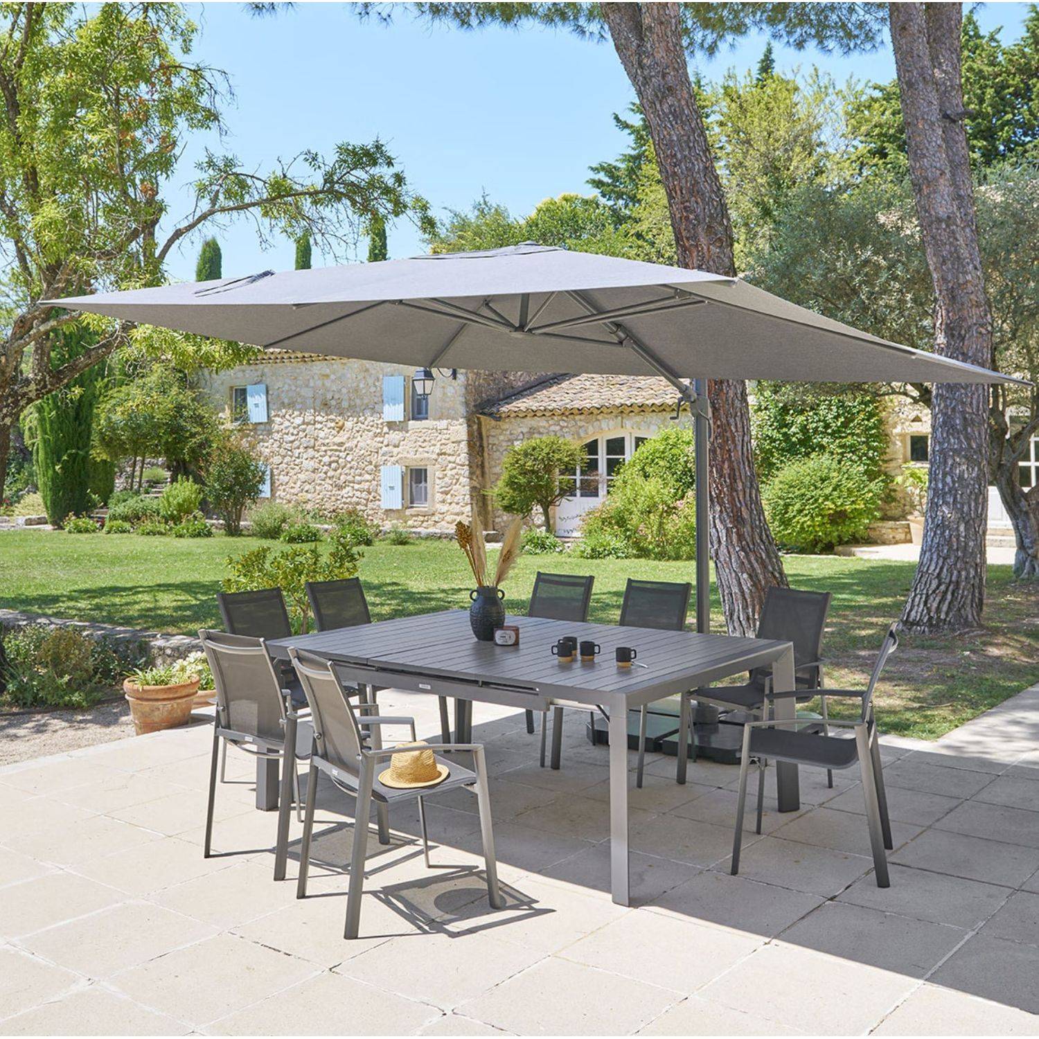 Hesperide - Parasol déporté rectangulaire Melhia - Hespéride - Imagen 2