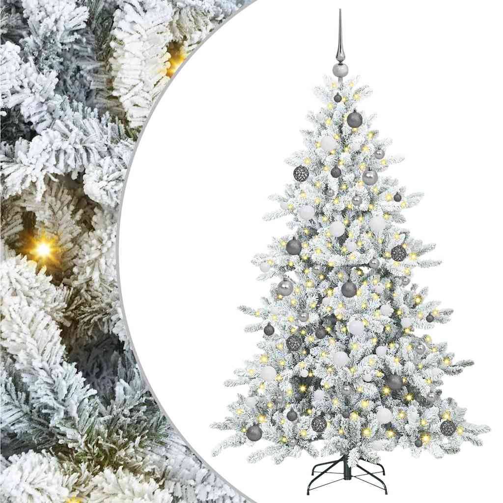 Vidaxl - Sapin de Noël Artificiel à Branches Articulées Blanc 180 cm vidaXL 3397717 - Image 2