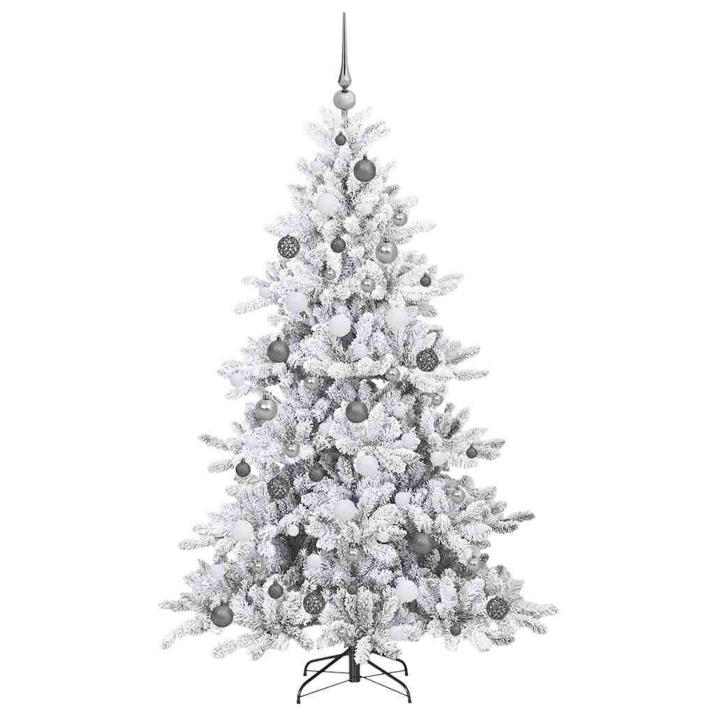 Vidaxl - Sapin de Noël Artificiel à Branches Articulées Blanc 180 cm vidaXL 3397717 - Image 6