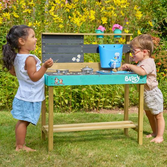 Cuisine d'extérieur Bluey pour enfant bois FSC® - Image 1