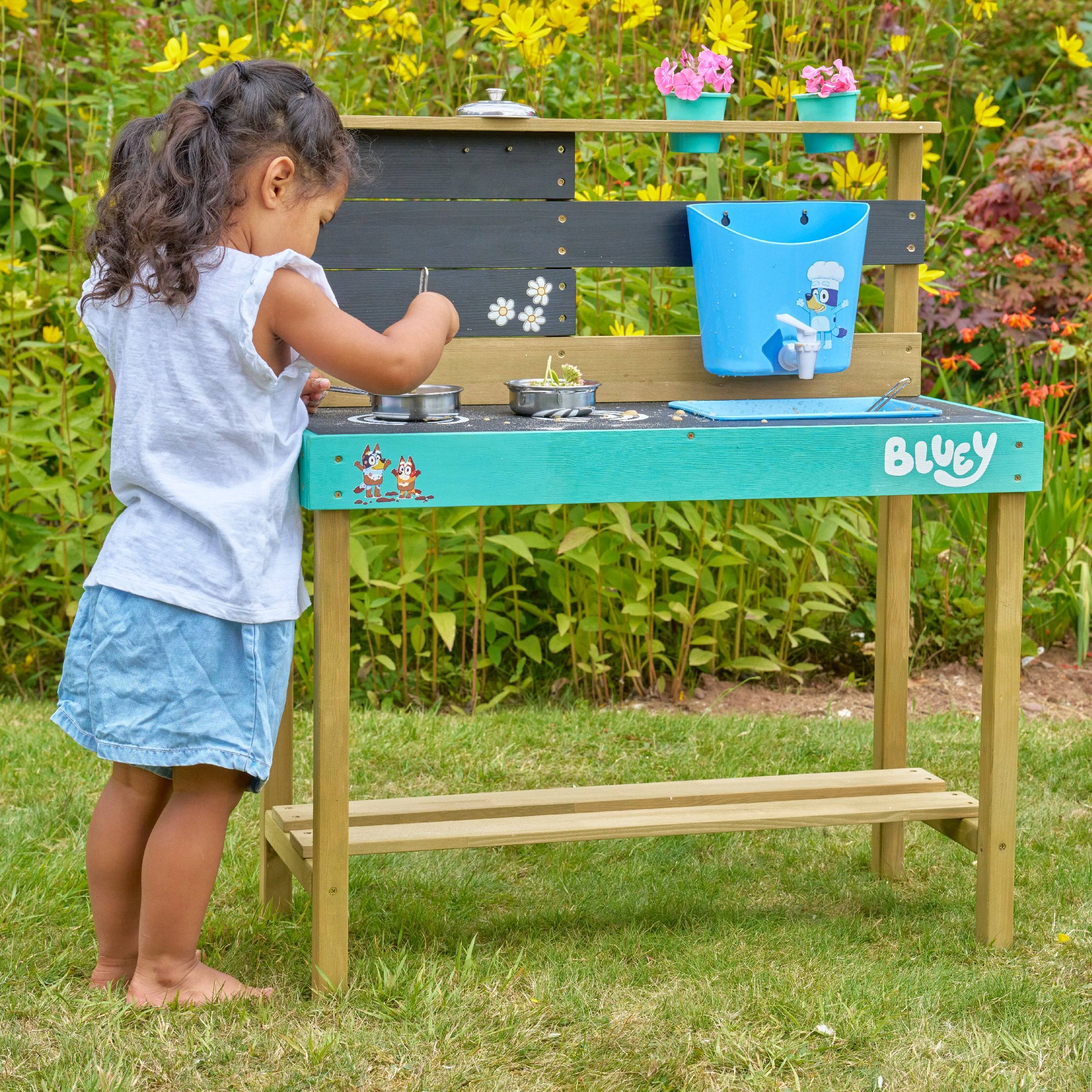 Cuisine d'extérieur Bluey pour enfant bois FSC® - Image 10