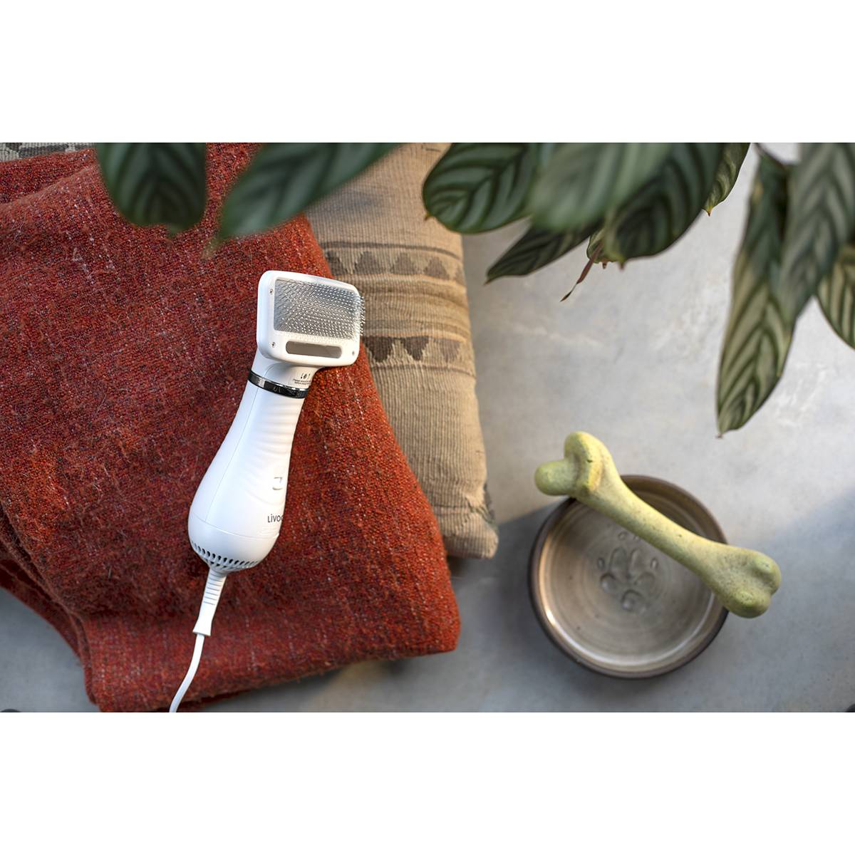 Livoo - Brosse séchoir pour animaux 300w blanc PET102 Livoo - Imagen 4