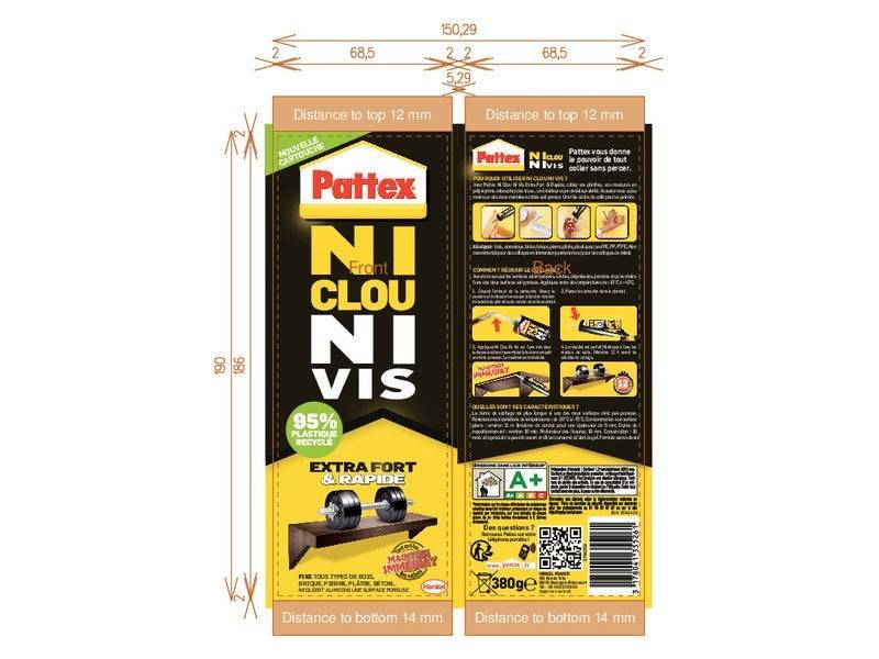 Pattex - Colle de fixation PATTEX 380gr blanc - Image 2