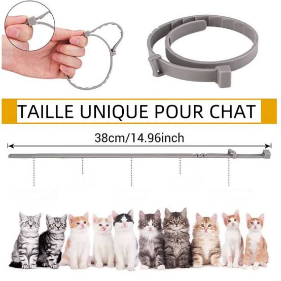 Collier anti-insectes réglable pour chat DtopbuyAge - Image 3