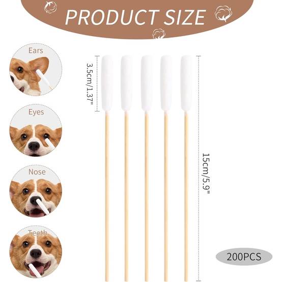 IntiMeg - 50 Pièces Coton Tige Chien - IntiMeg - Image 3