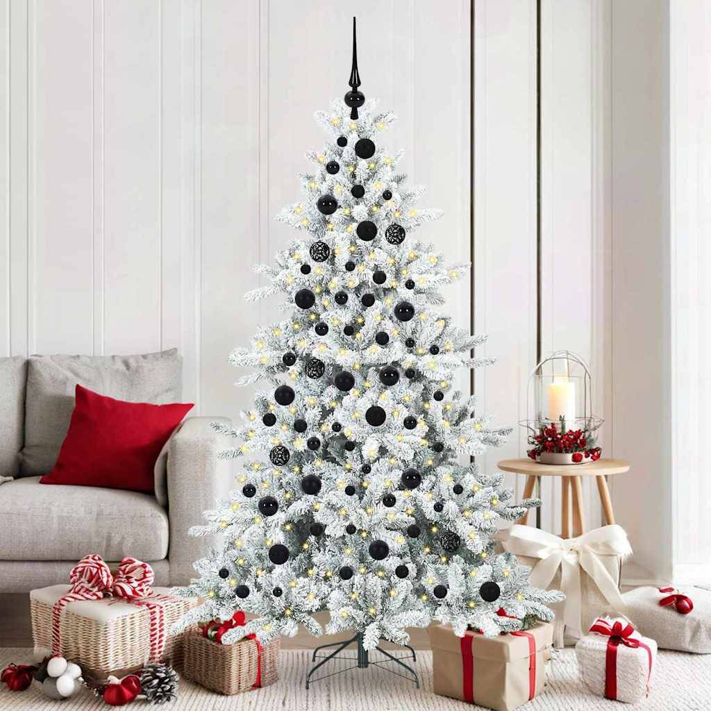 Vidaxl - Sapin de Noël Artificiel à Branches Articulées Blanc 180 cm vidaXL 3397719 - Image 1