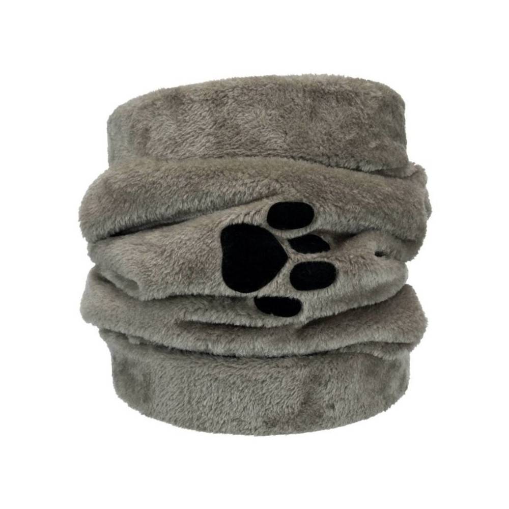 Trixie - Tunnel de jeu, peluche gris ø 22 × 60 cm pour chat - Imagen 2