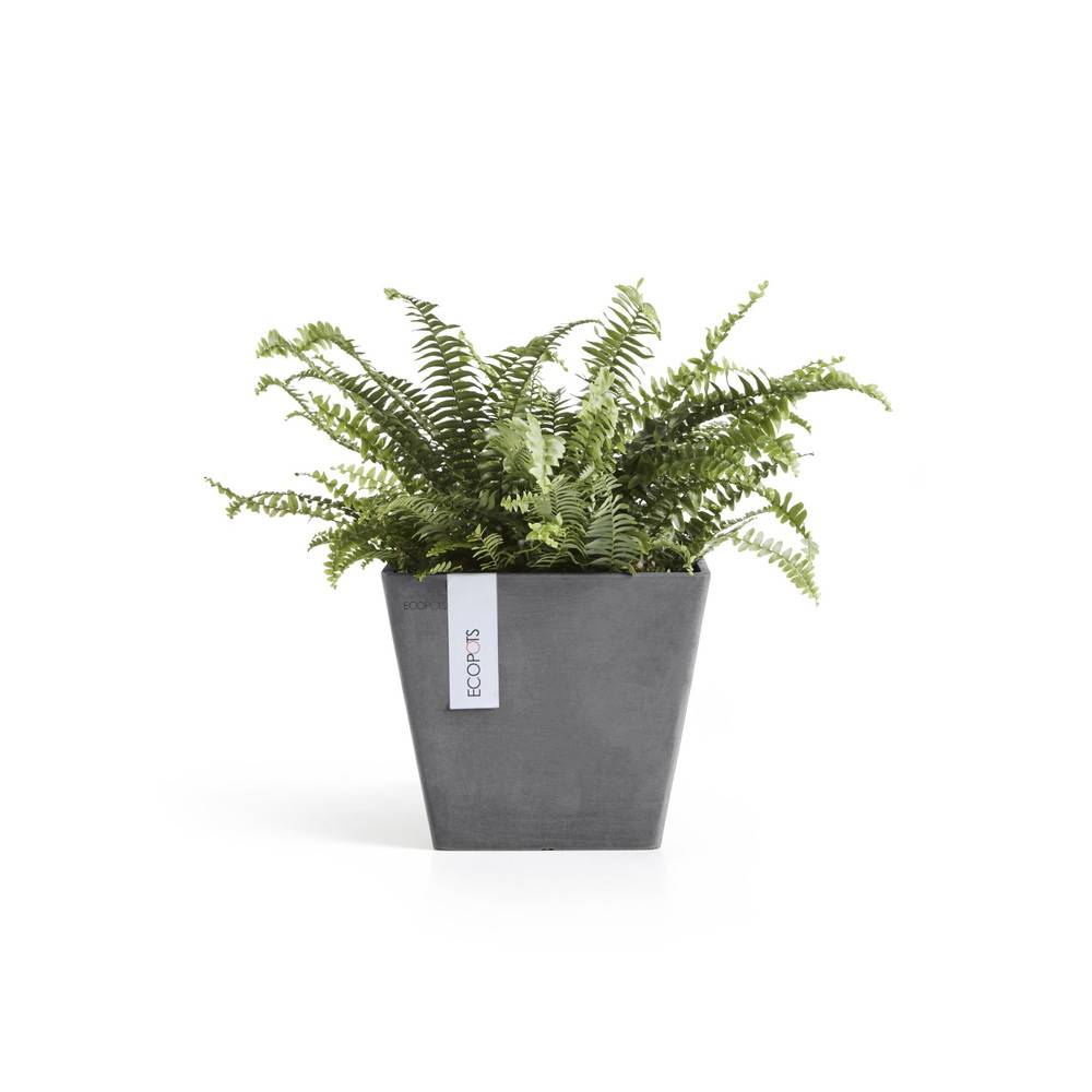 Ecopots - Pot Carré Rotterdam 20 Gris - 20 x 20 x H. 17,5 cm - 5,2 L ECOPOTS - Imagen 2