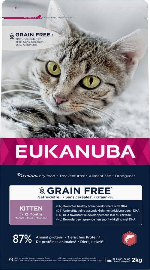 Eukanuba - Eukanuba - Croquettes Sans Céréales au Saumon pour Chaton - Image 1