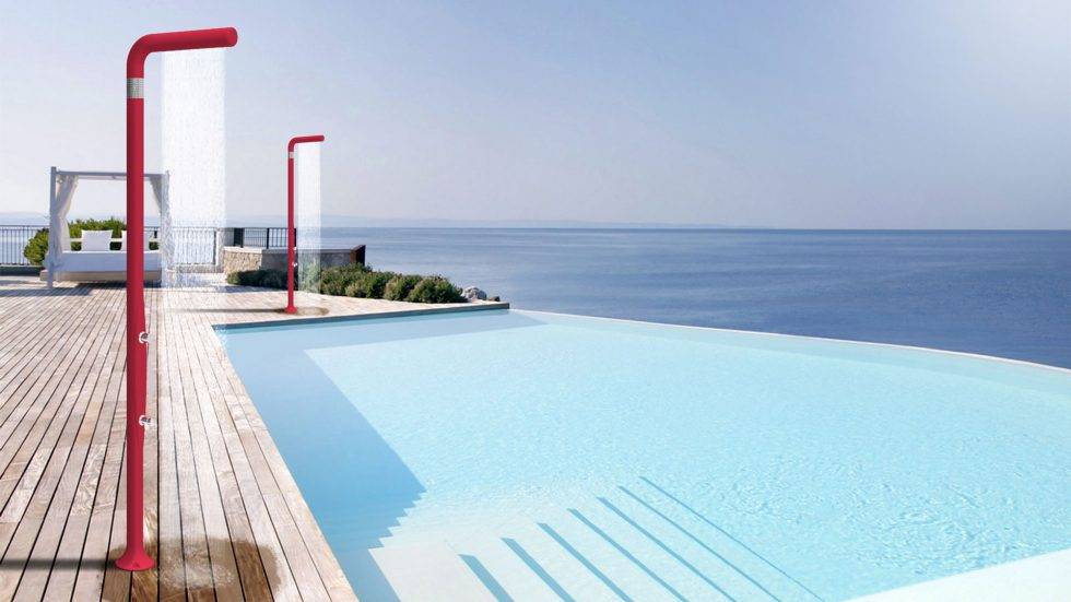 Douche traditionnelle polyéthylène  FUNNY YANG T225 ROUGE  by ARKEMA DESIGN - Imagen 2