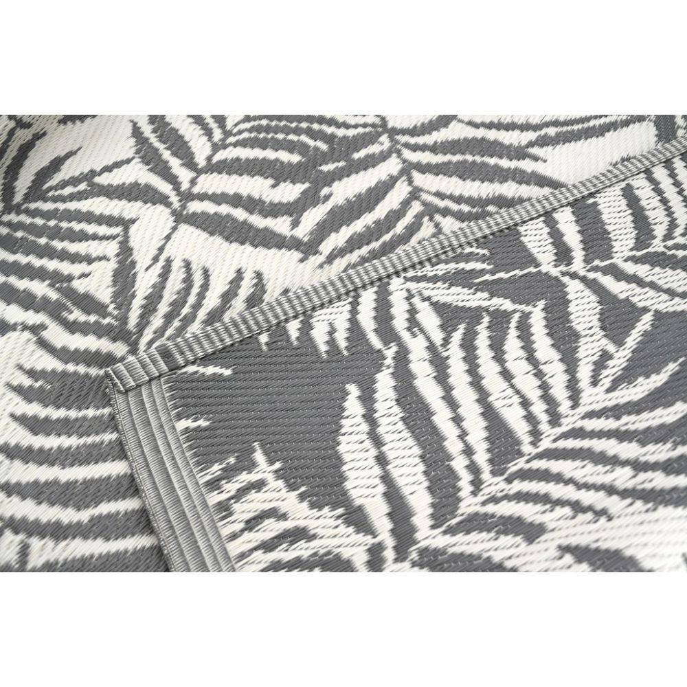 Aubry Gaspard - Tapis d'extérieur en polypropylène 120 x 180 cm Exotique - Gris - Imagen 3
