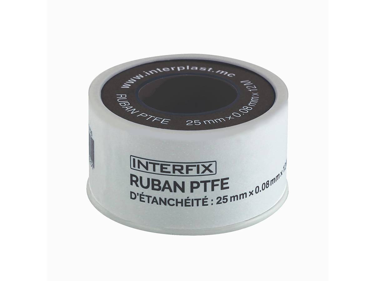 Fitt - Rouleau de téflon 25 mm x 12 m - Fitt