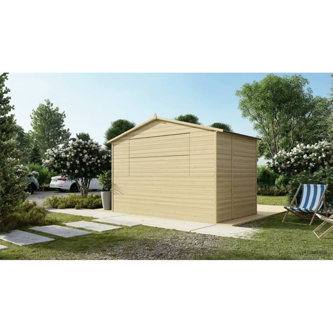 Altanka - Kiosque/ stand de marché/ de vente 5.72 m2 - 3.11x1.84 m - 19 mm - DOM606 - ALTANKA - Imagen 7