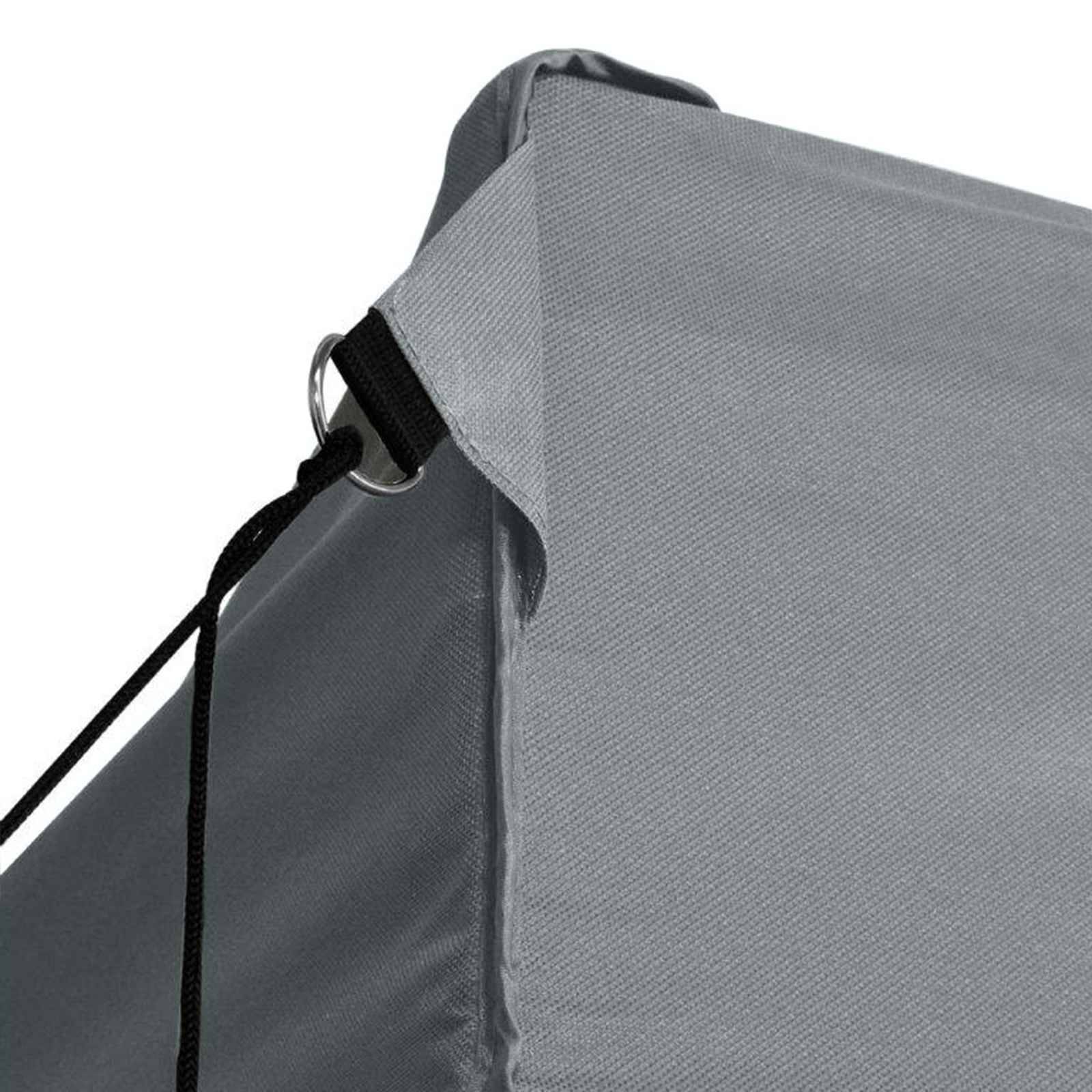 ComfortXL - Tonnelle pliante tissu Oxford jardin terrasse pop-up réglable 280x410cm anthracite - ComfortXL Outdoor Living - Image 4