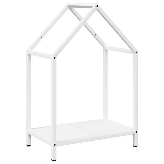 Porte-bûches en acier pour cheminée intérieure Blanc 40x25x60 cm – ComfortXL Outdoor Living - Image 2