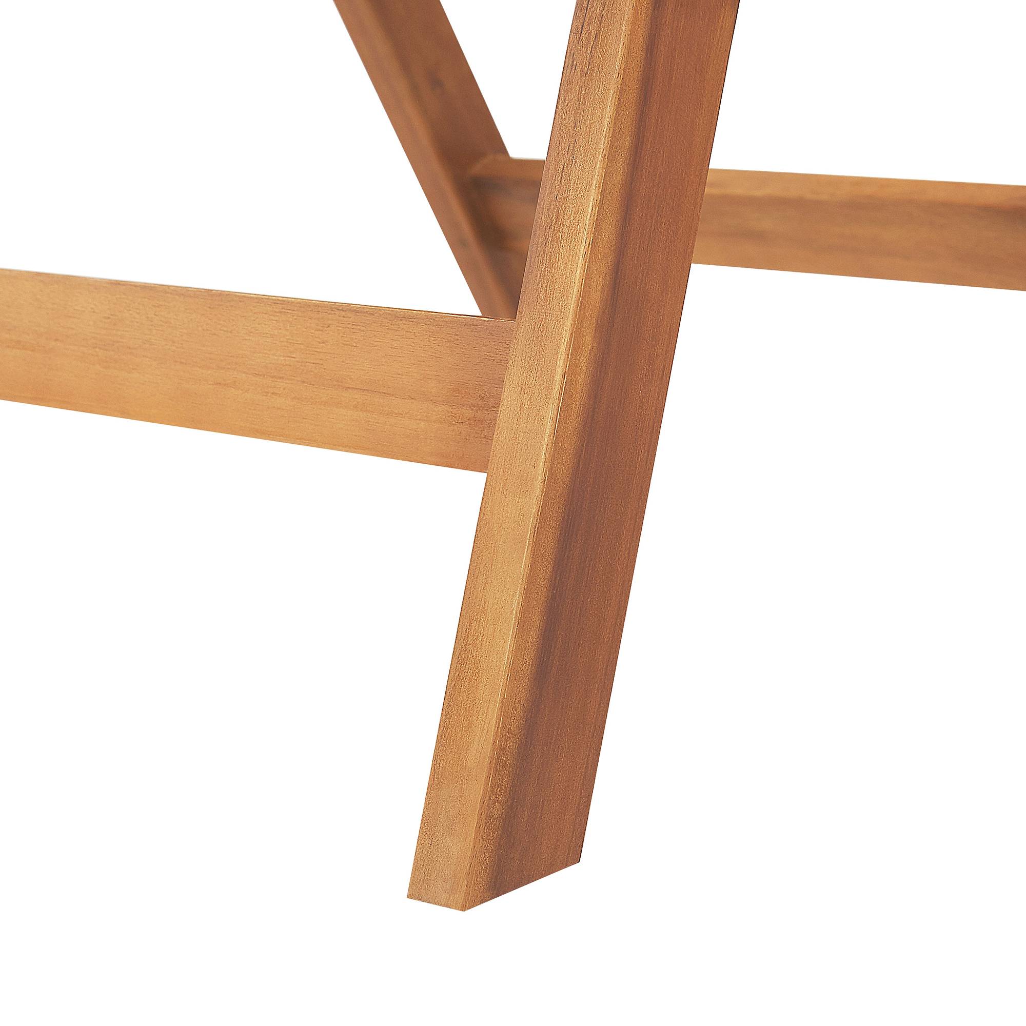 Beliani - Chaise de jardin Acacia Rouge foncé JAVA Beliani - Imagen 10