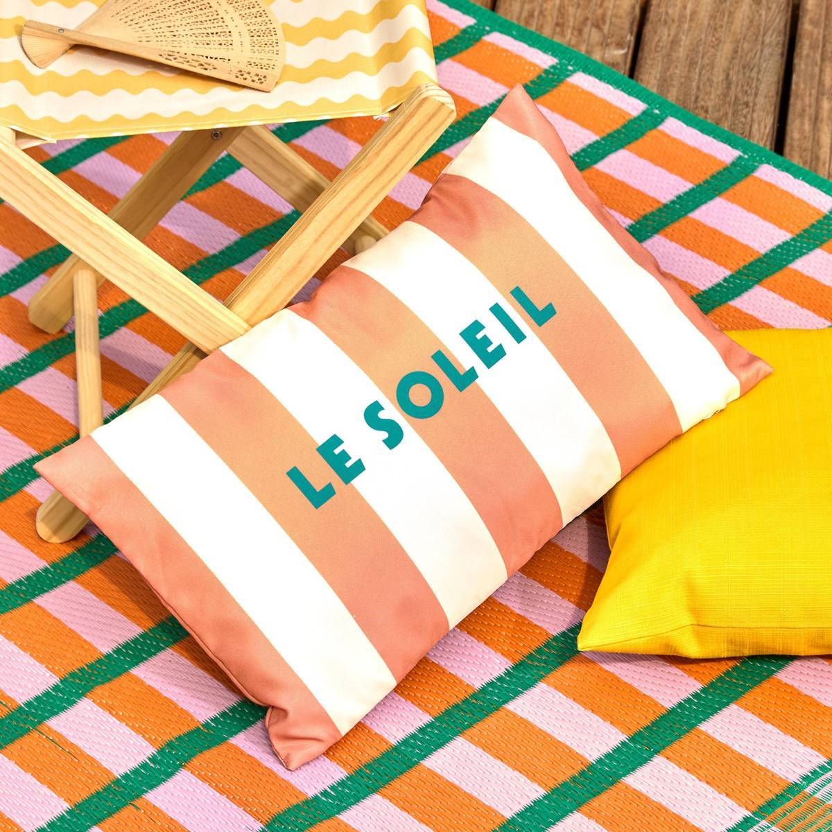 Atmosphera - Coussin d'extérieur Poolside 30x50cm terracotta - Atmosphera Créateur d'intérieur