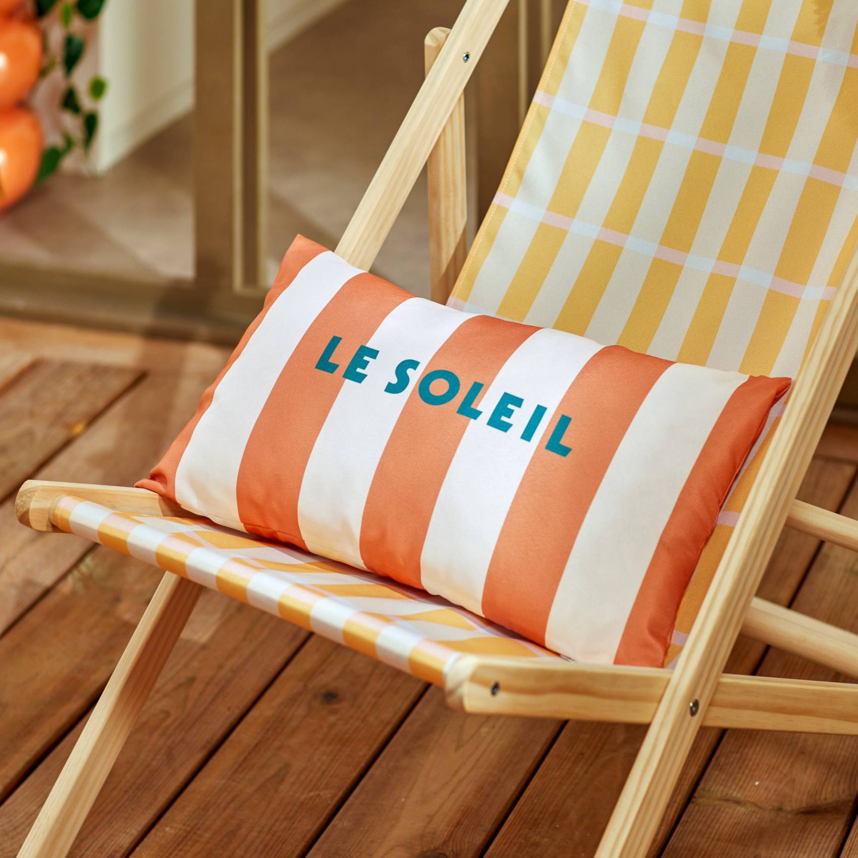 Atmosphera - Coussin d'extérieur Poolside 30x50cm terracotta - Atmosphera Créateur d'intérieur - Image 6