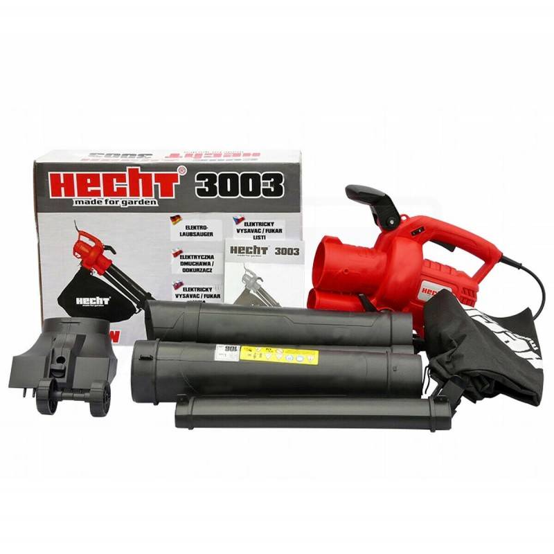 Hecht 3003 Souffleur de feuilles à l’air électrique 3300W 3en1 Aspirateur souffleur broyeur - Image 3