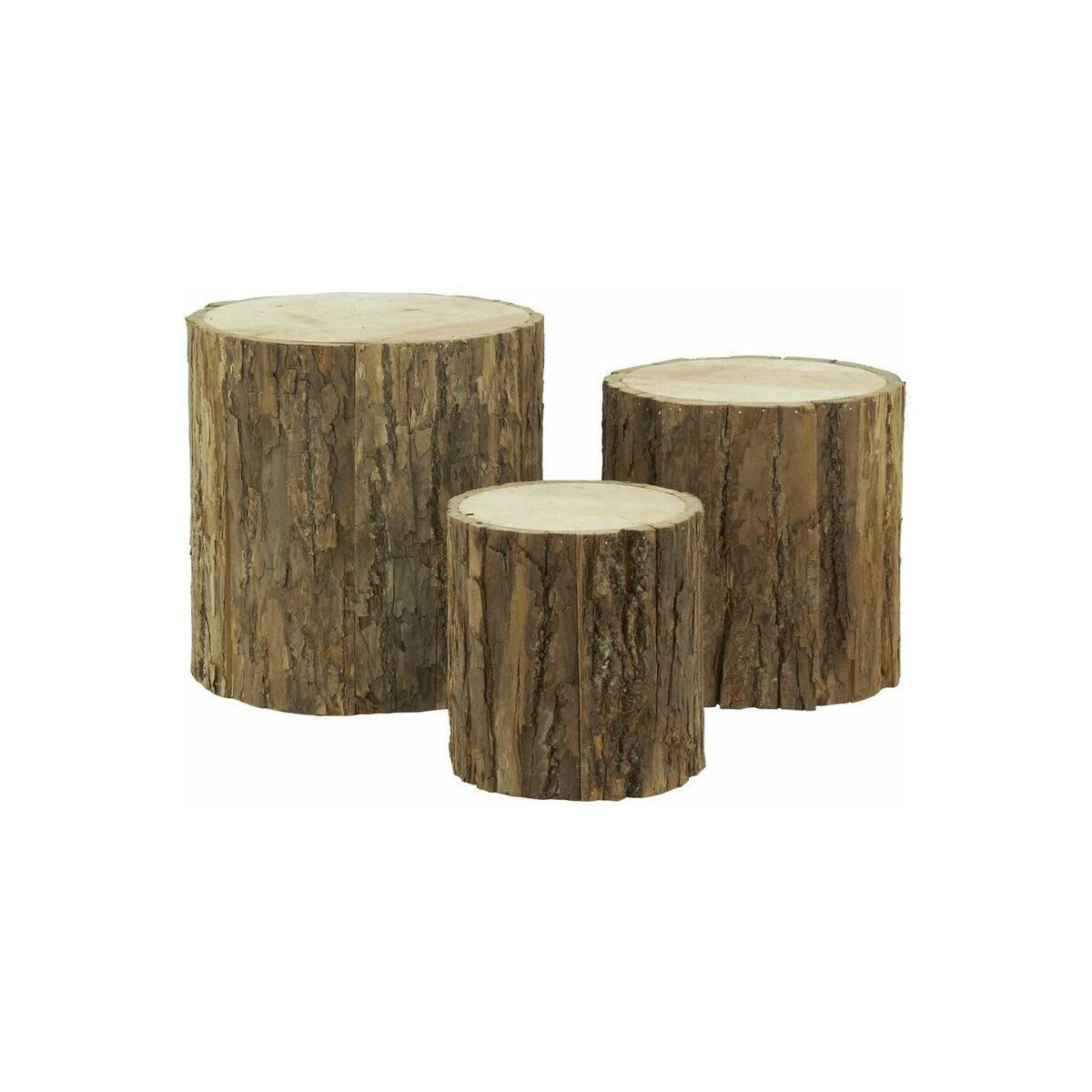 Aubry Gaspard - Supports troncs en tilleul (Lot de 3) - Imagen 1