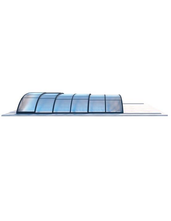 Altanka - Abri de piscine Horizon pour les modèles 4,10x3 m - BAS85, BAS785 - polycarbonate alvéolaire 8 mm - Couleur Ral7016 Graphite - ECO213 - Imagen 3
