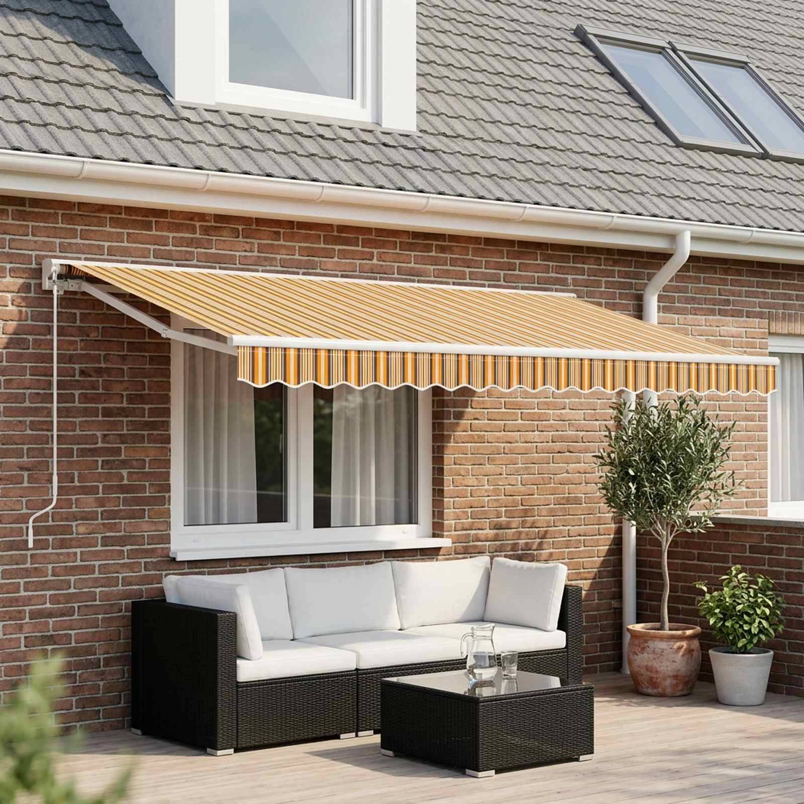 Prolenta Premium - Auvent polyester multicolore 480 x 345 cm - Prolenta premium p363.8 - Image 1
