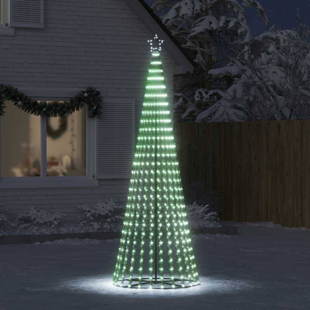 Sapin De Noël - Arbre de Noël lumineux conique 475 LED blanc froid 247 cm - Image 3