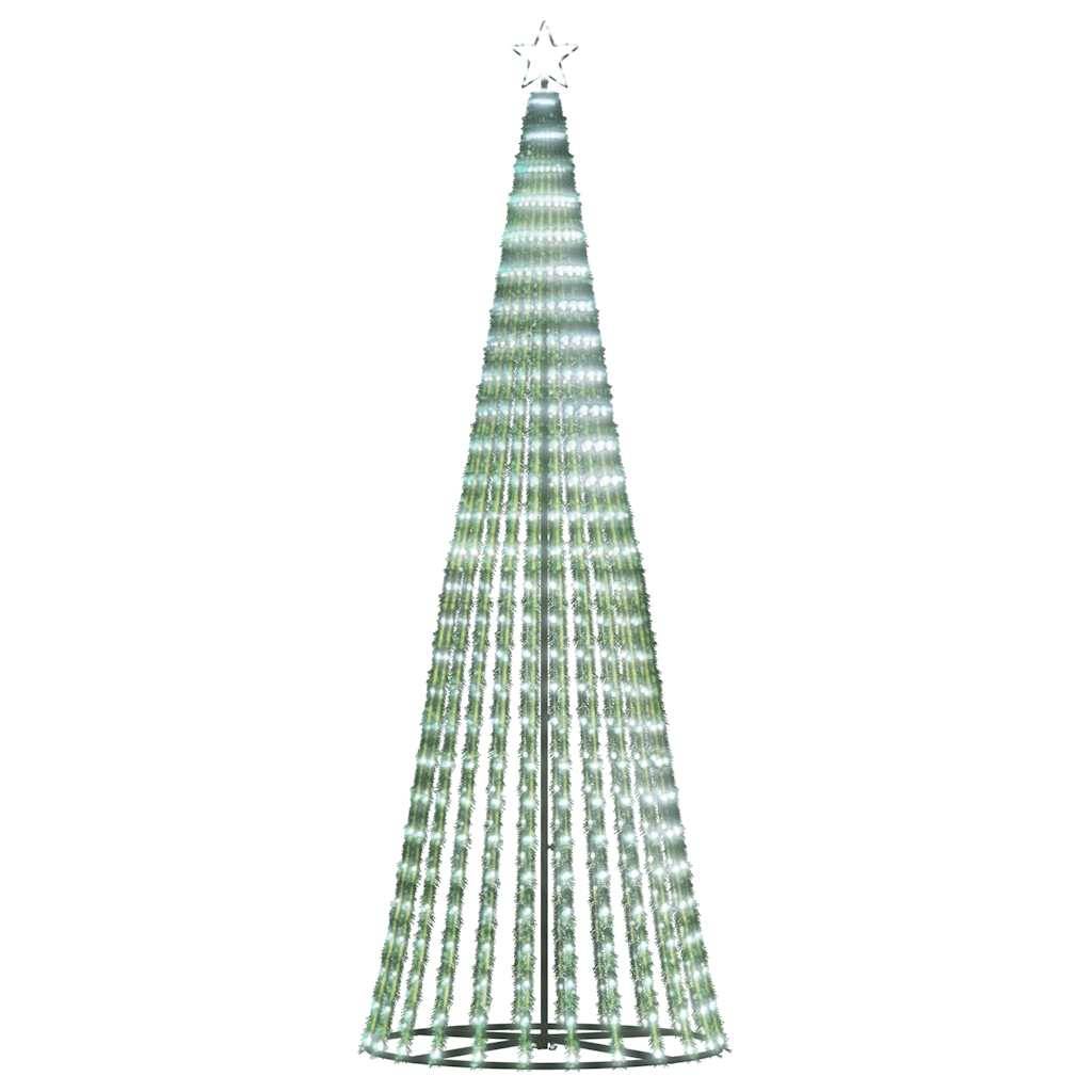 Sapin De Noël - Arbre de Noël lumineux conique 475 LED blanc froid 247 cm - Image 5