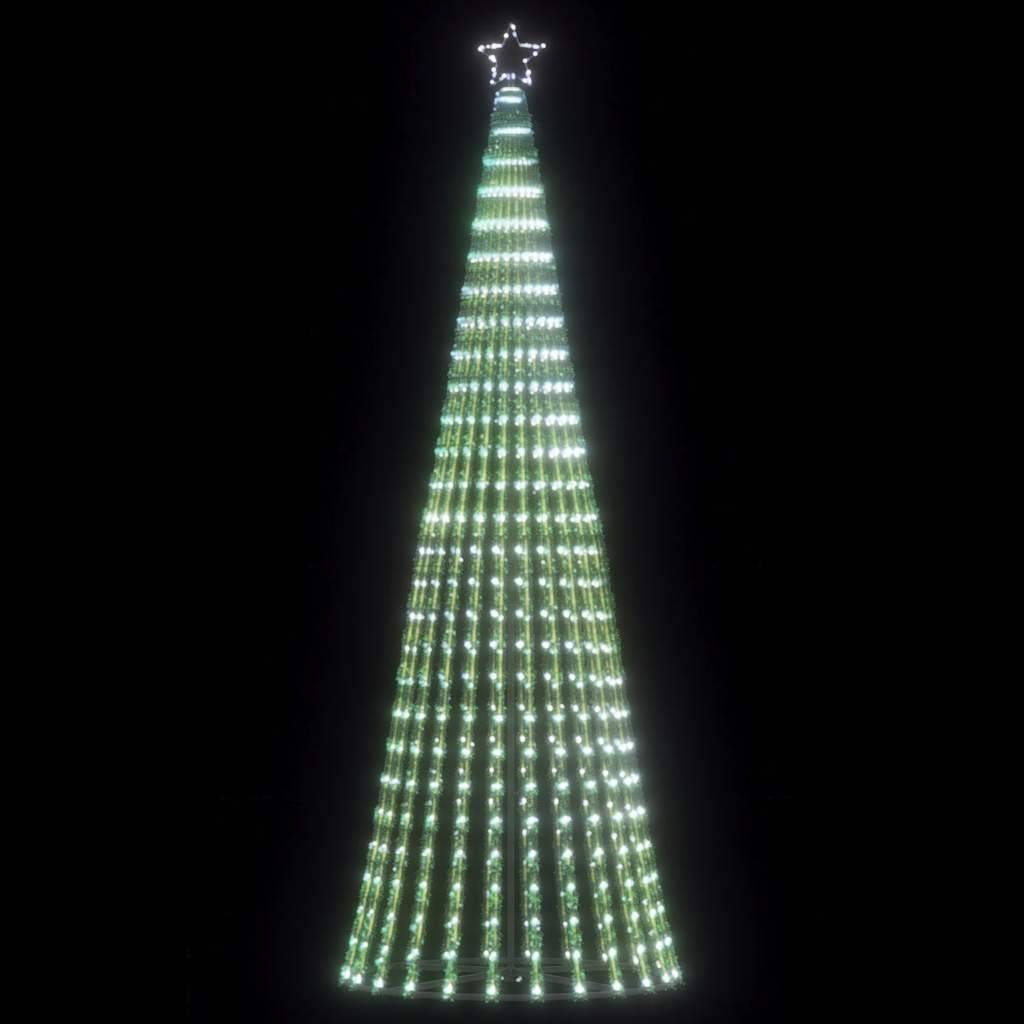 Sapin De Noël - Arbre de Noël lumineux conique 475 LED blanc froid 247 cm - Image 2
