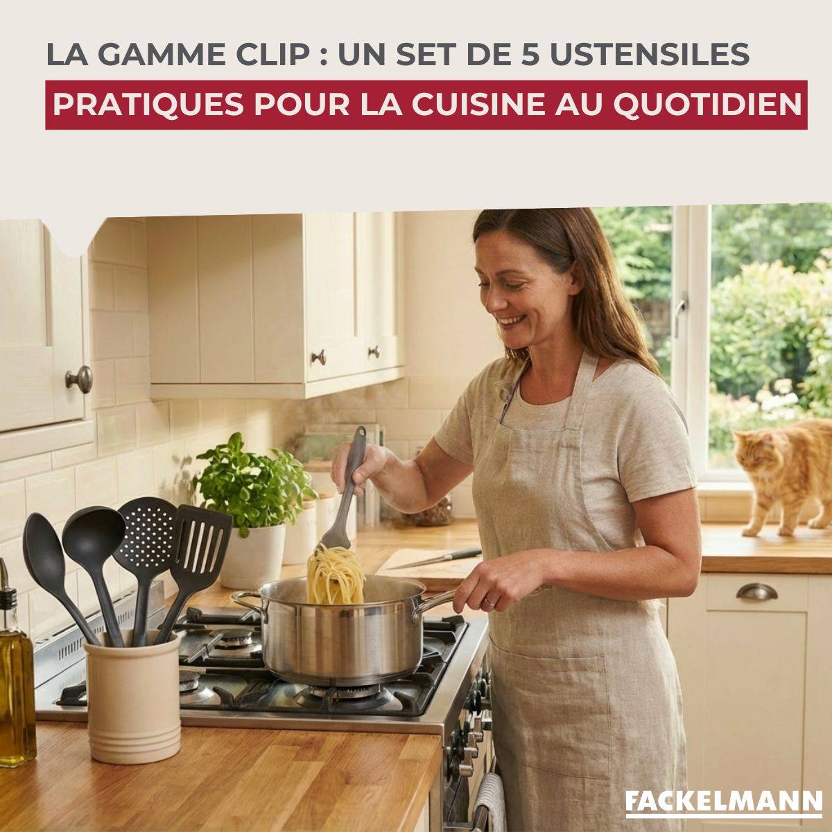 Pelle à servir 33 cm Fackelmann CLIP - Image 5