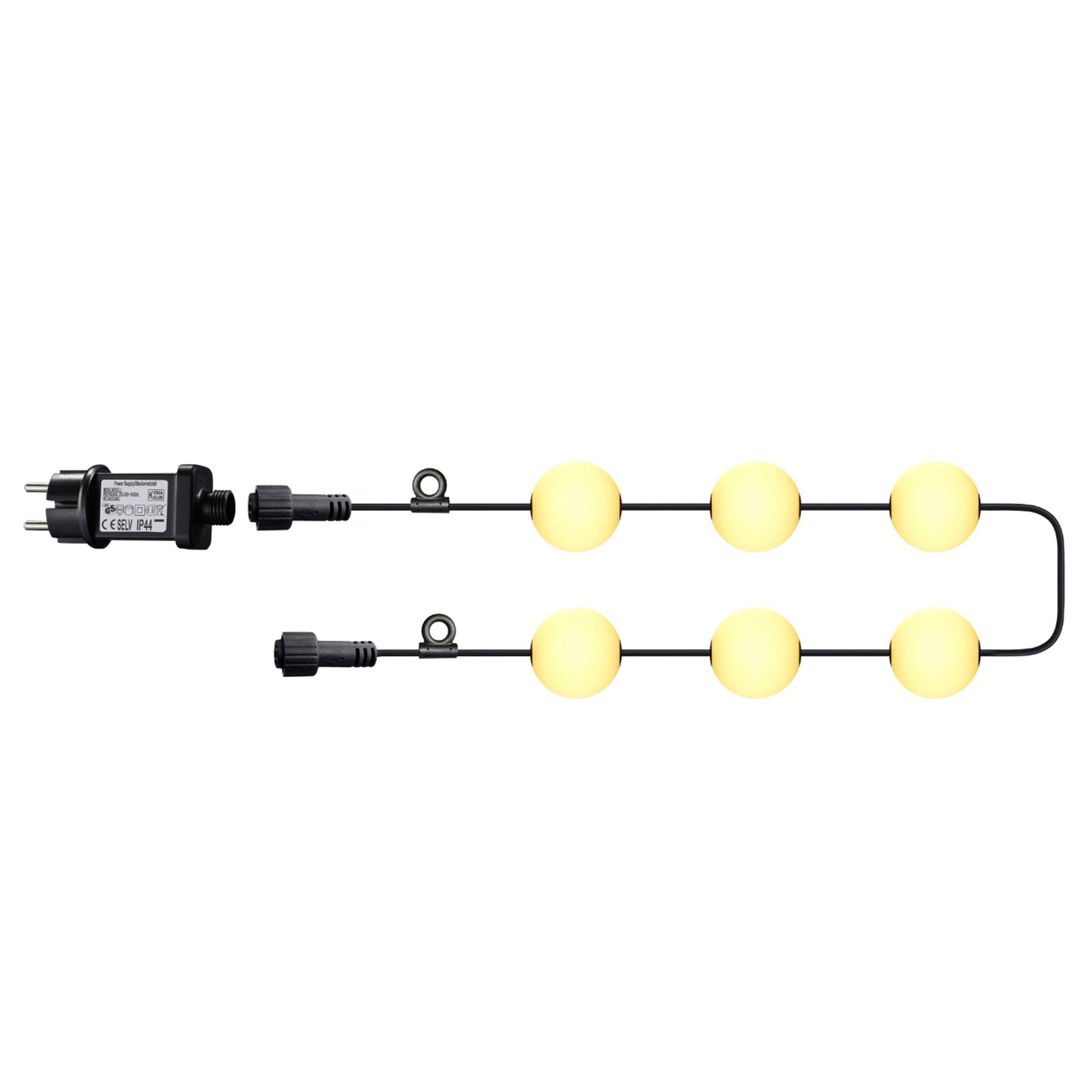 Lumisky - Guirlande connectable BOLLY LIGHT 6 boules 5.5M - Imagen 1
