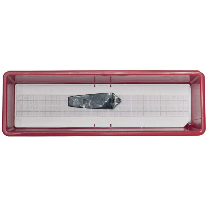 Riss - Bac A Fleurs Riviera Eva - Lot 2 Jardinieres - Plastique - 57 Cm - Rouge - Imagen 4