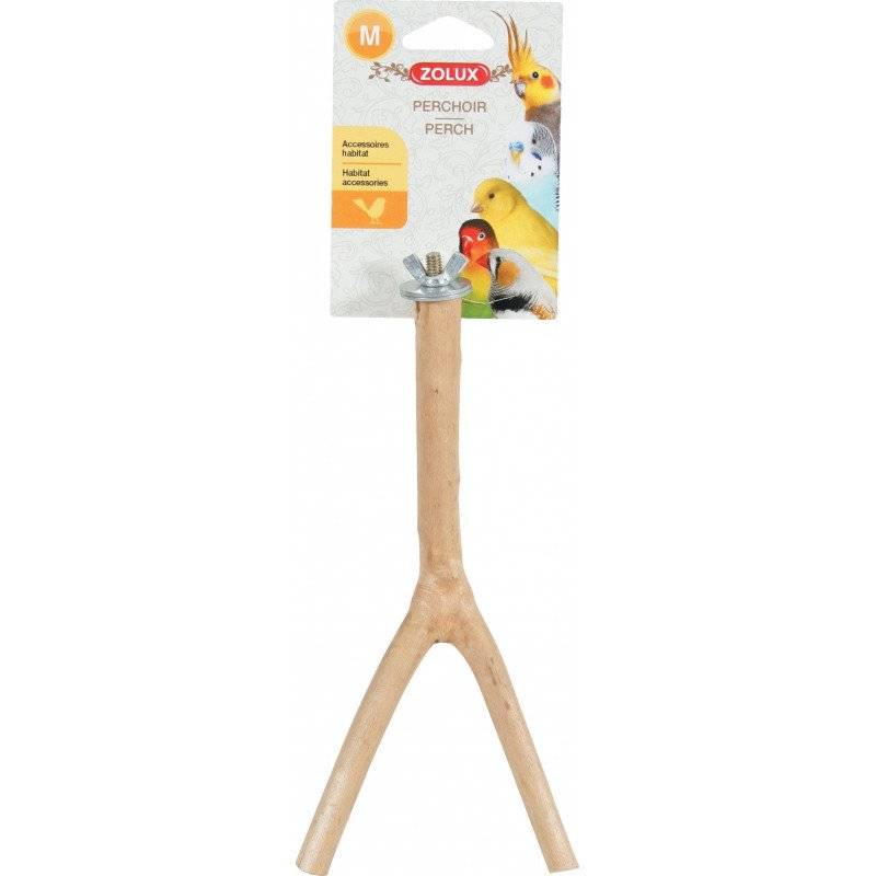 Percha de rama natural para pájaros 22 cm - ZOLUX