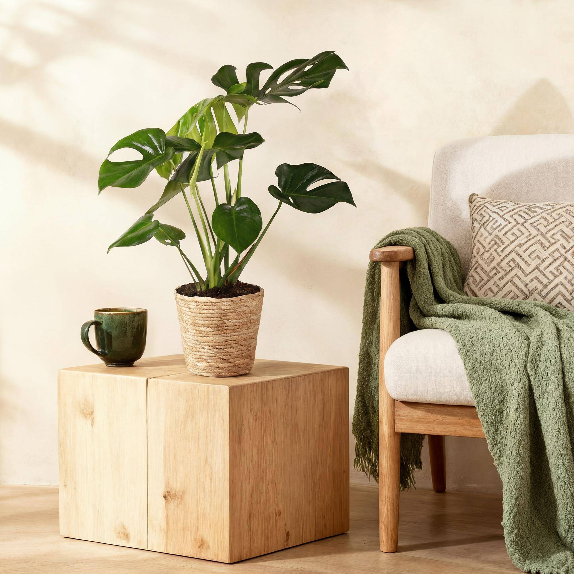 Monstera Deliciosa - Pot de 17cm - Panier - Plantes d'intérieur - Image 4