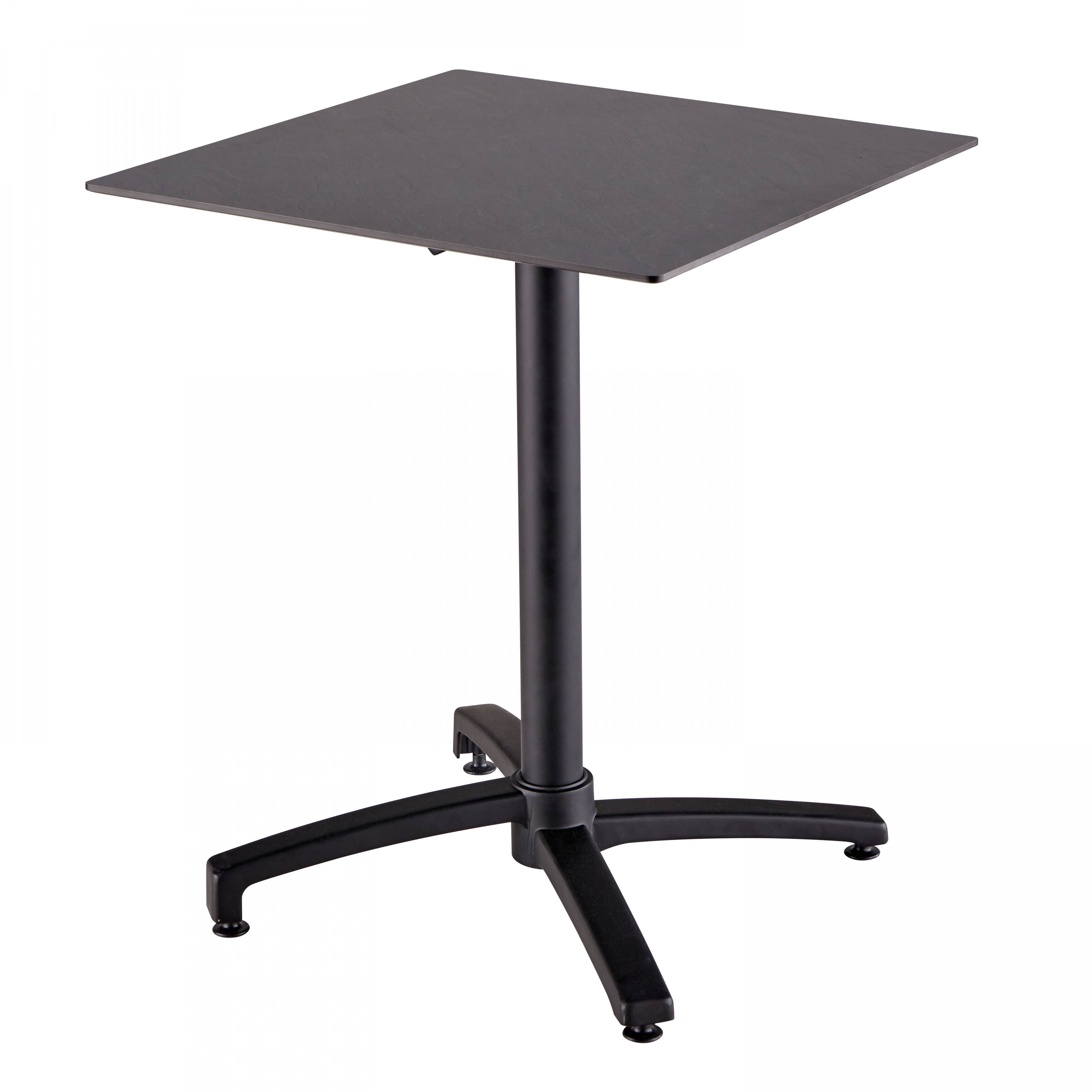 Oviala - Table de terrasse 60 cm inclinable ardoise gris foncé Opéra - Oviala - Imagen 1