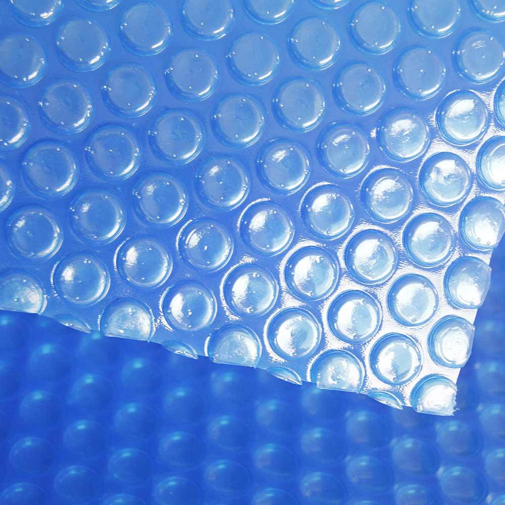 Terre Jardin - Bâche à bulles piscine rectangulaire 180 microns 2 x 4 Bleu - Imagen 9