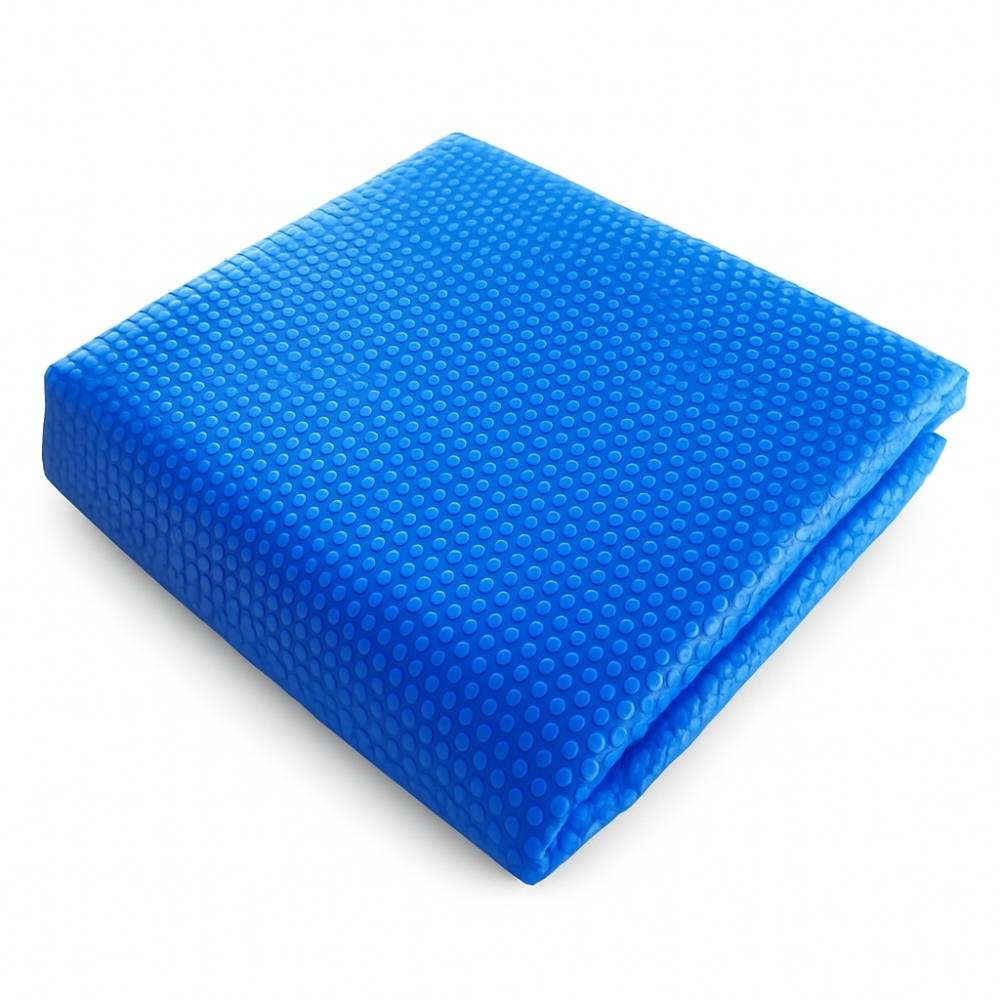 Terre Jardin - Bâche à bulles piscine rectangulaire 180 microns 2 x 4 Bleu - Imagen 1
