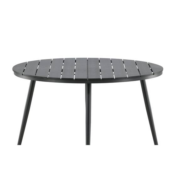 Table de Jardin Ronde "Break" 120cm Noir - Image 4