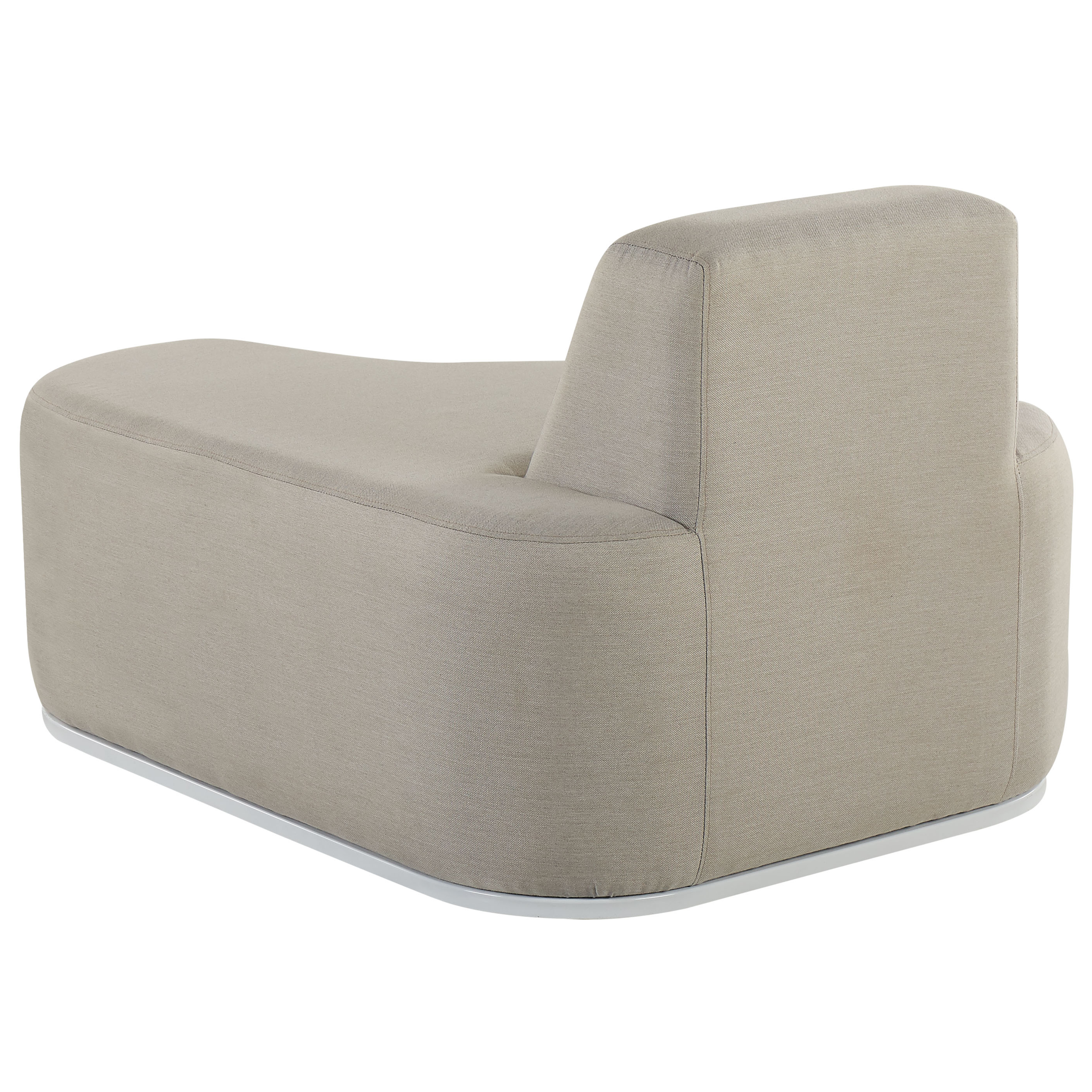 Beliani - Set de jardin, 4 Personnes Tissu Gris clair FABRO - Beliani - Imagen 10