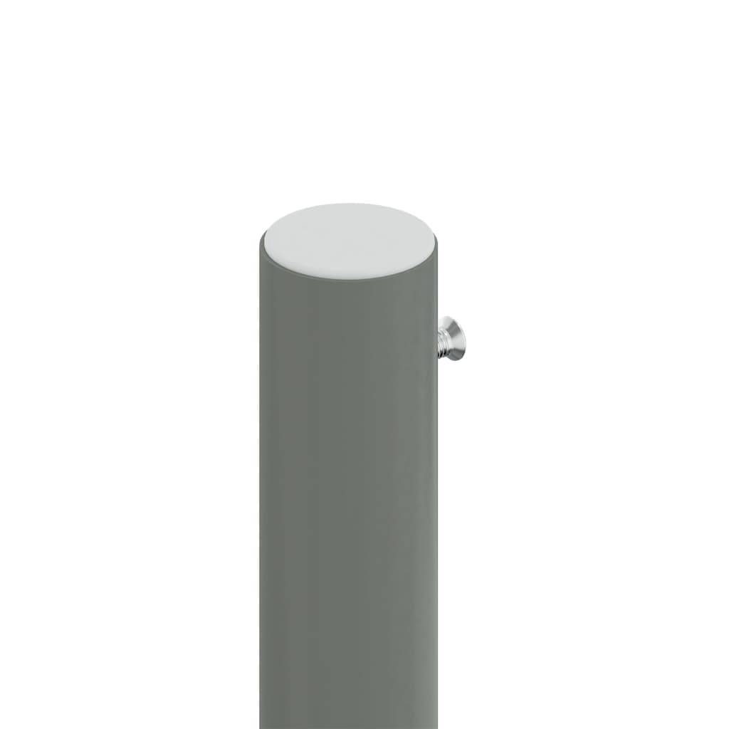 Helloshop26 - Auvent paravent store brise-vue latéral rétractable de patio jardin terrasse balcon protection visuelle écran 140 x 600 cm rouge - Imagen 4