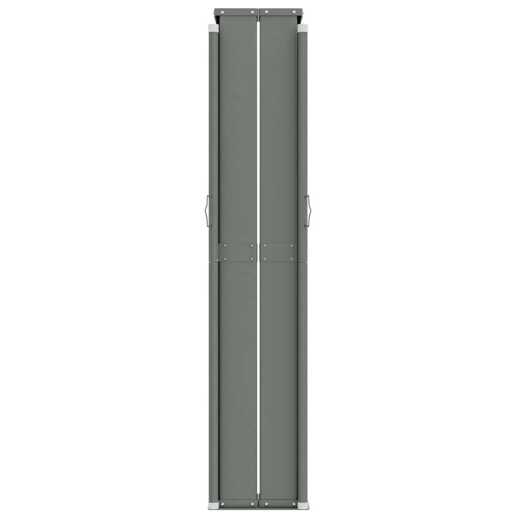 Helloshop26 - Auvent paravent store brise-vue latéral rétractable de patio jardin terrasse balcon protection visuelle écran 140 x 600 cm rouge - Imagen 3