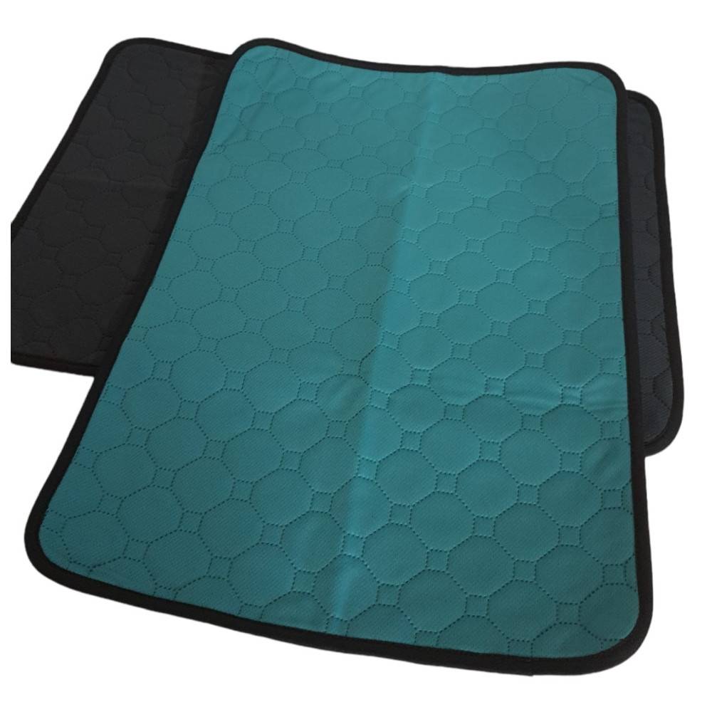 Animallparadise - 2 Tapis éducateur lavable et réutilisable L 85 x 51 cm gris vert  pour chien - Imagen 1