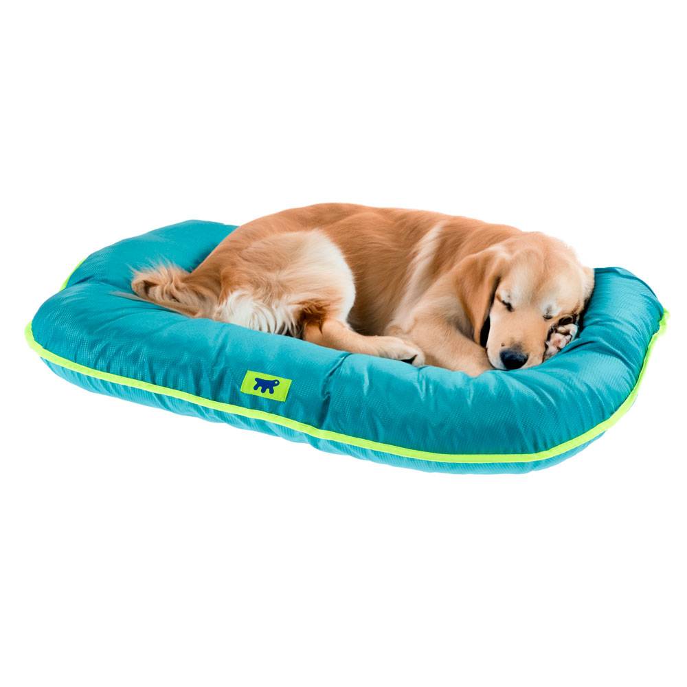 Ferplast - Ferplast Panier Chien Coussin Chien Grande Taille Tissu anti-rayures Lavable à 30°C.Matelas pour chien imperméable 100 x 70 x 12 cm.Bleu - Imagen 4