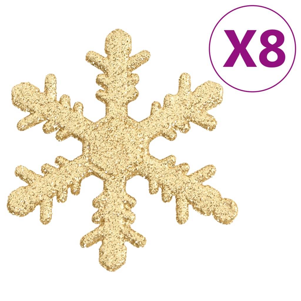 Ensemble de boules de Noël - Ornements de Noël - décorations de Noël 111 pièces doré polystyrène - Image 9