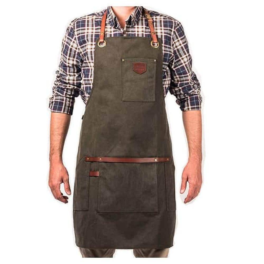 Tablier Alaskan Maker 547 tour de cou vert olive - Image 1